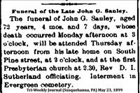Sanley, John G